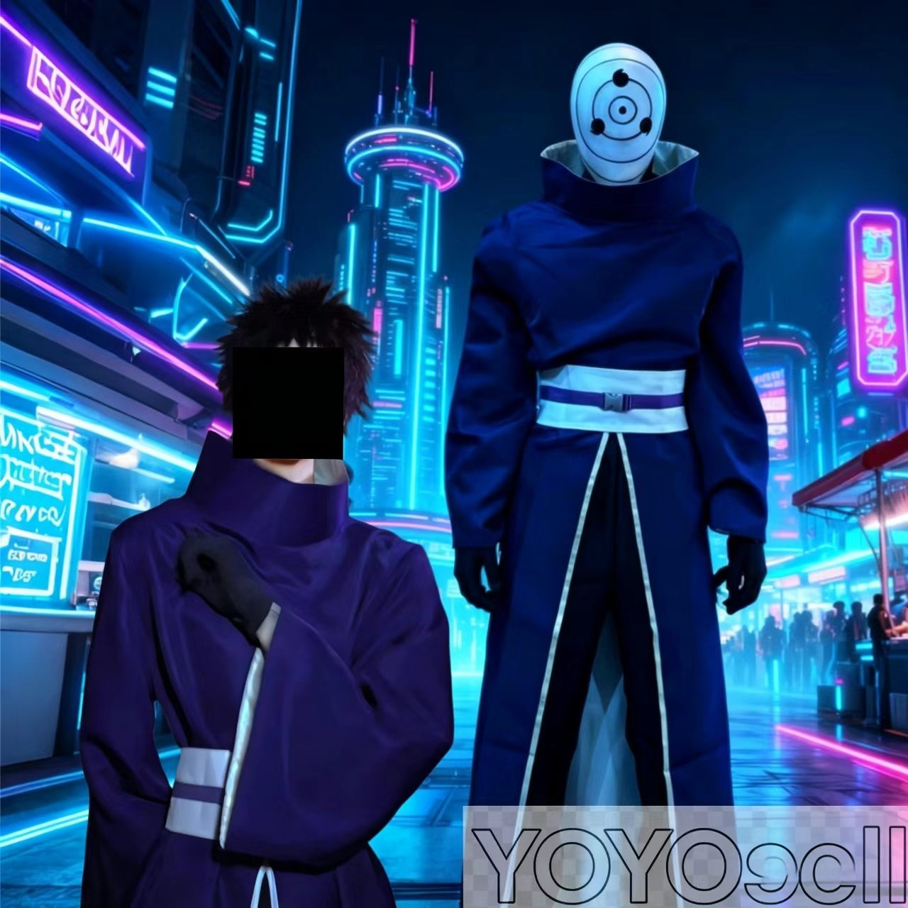 Anime Cosplay Obito - Obito Uchiha Cosplay Costume Anime Ninja