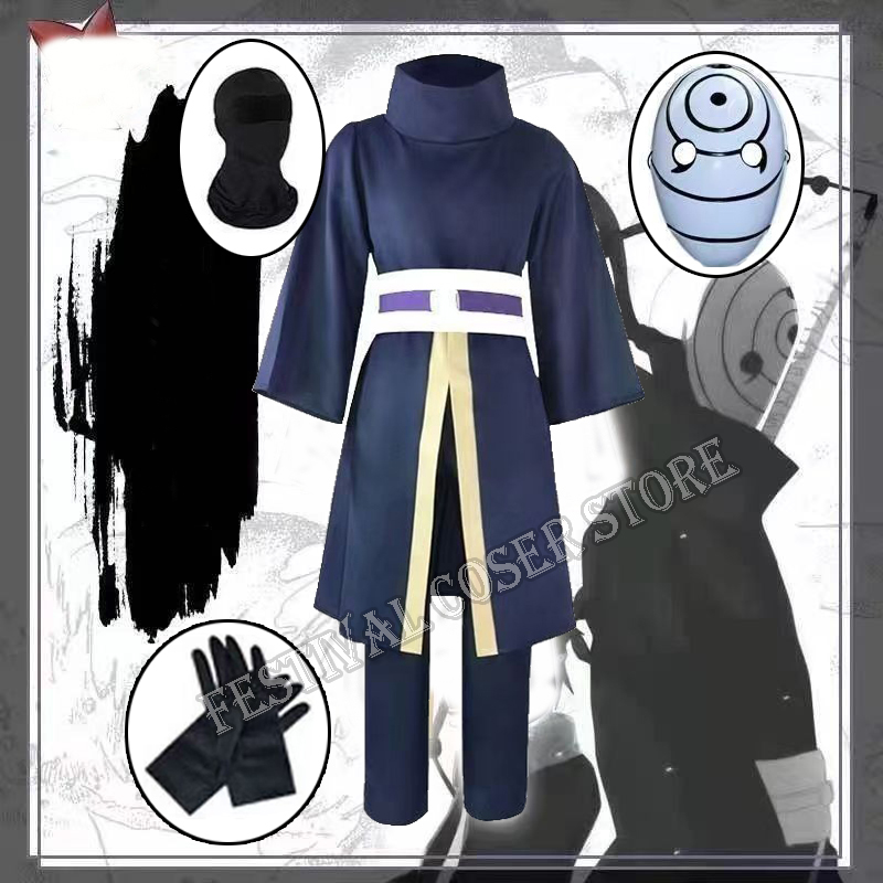 Anime Cosplay Obito - Anime Uchiha Obito Cosplay Costume Halloween