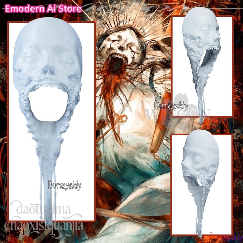 Anime Cosplay Diy - Horror Anime White DIY Coloring Scary