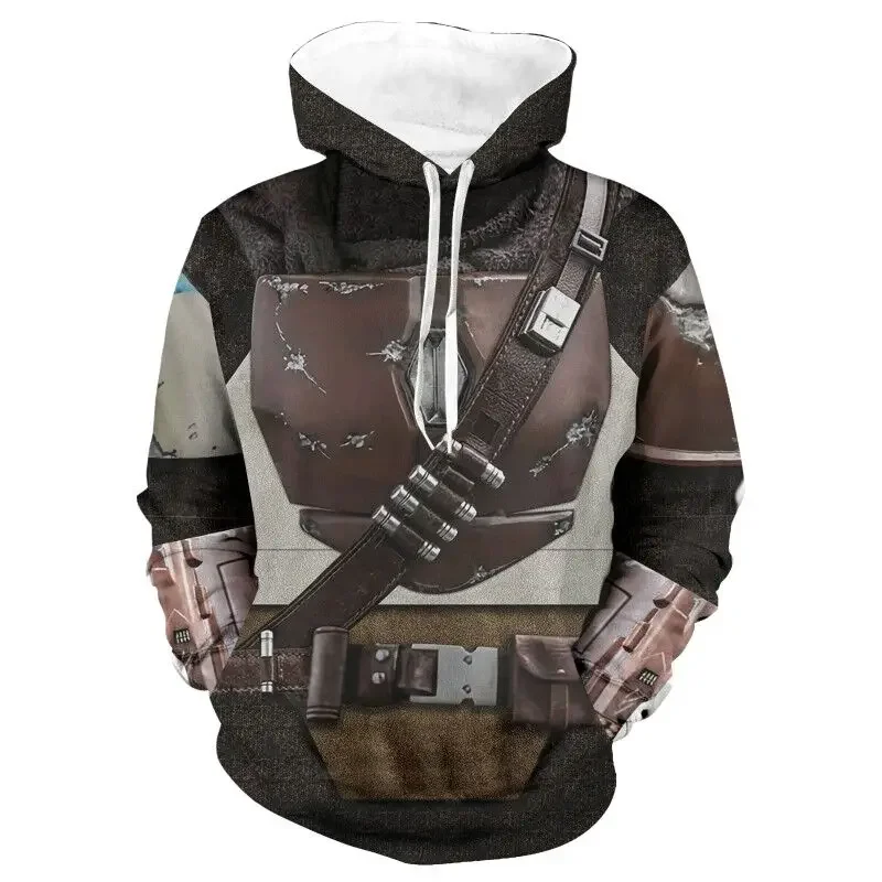 Cosplay Anime Basic - SW The Mandalorian Hoodies Cosplay Costume