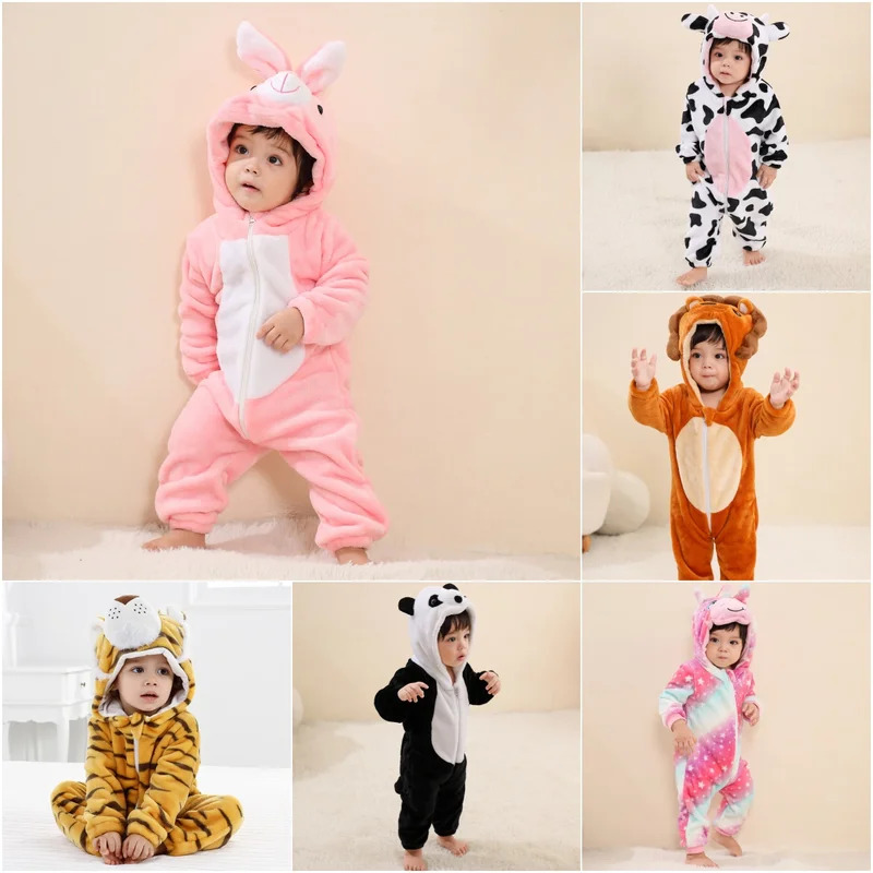 Anime Cosplay Toddler - Baby Kigurumi Rabbit Unicorn Cow Cartoon