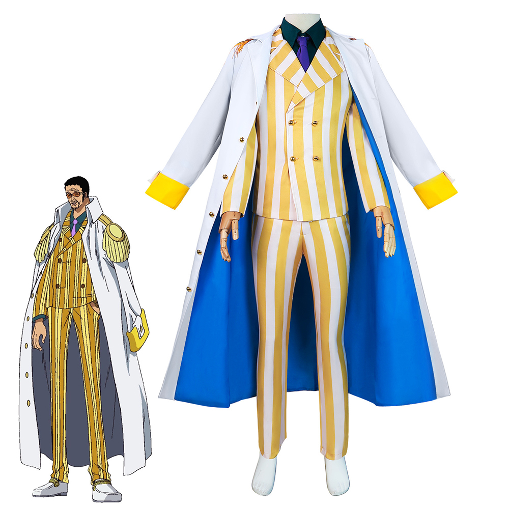 Anime Cosplay One Piece - Anime One Piece Borsalino Navy Uniform
