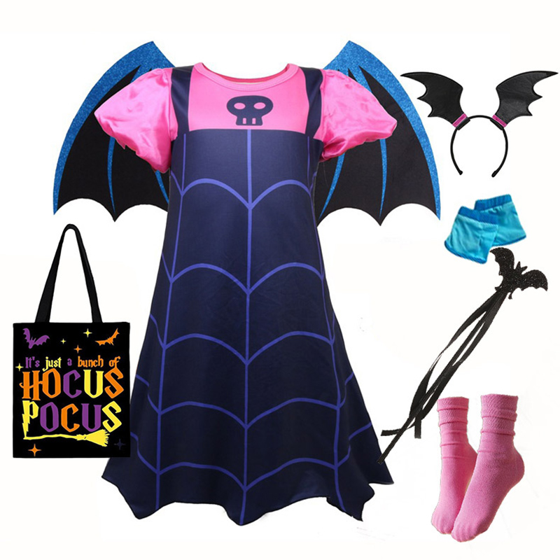 Anime Cosplay Toddler - NEW Vampire Dress with Wings for