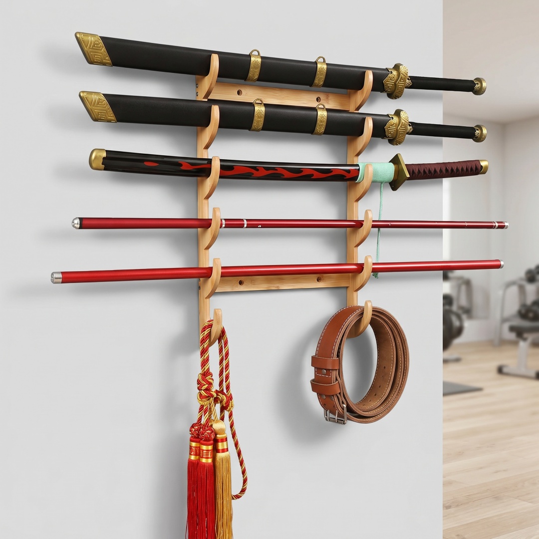 Anime Cosplay Katana - 8-Layers Wall Sword Storage Shelf Support
