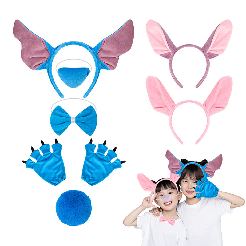 Anime Cosplay Blue Hair - Stitttches Angel Headband Multi-Functional Hair Kid