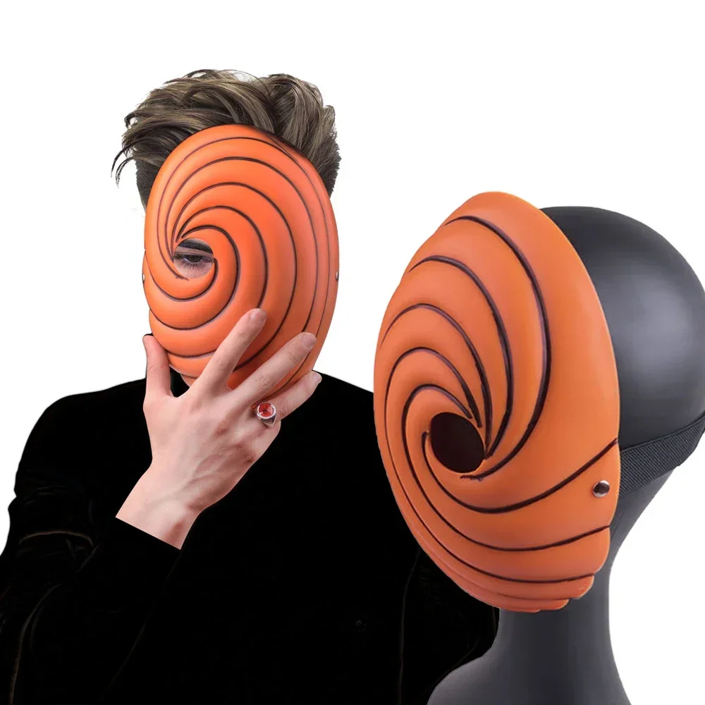 Anime Cosplay Obito - Anime Akatsuki Obito Cosplay Masker Unisex