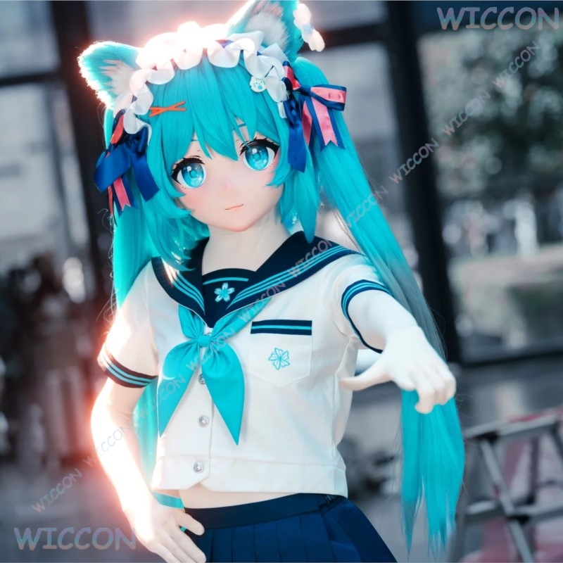 Anime Cosplay Diy - Kigurumi Female Face Mask Anime Game