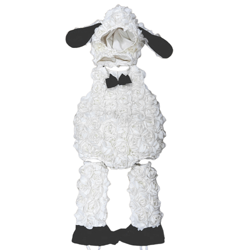 Anime Cosplay Toddler - Halloween Baby Girls Lamb Costume for