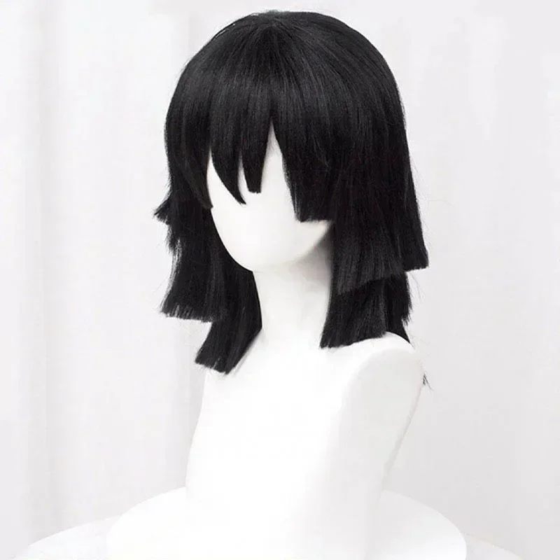 2026 High Quality Iguro Obanai - огляд і ціна Cosplay Anime Black Hair