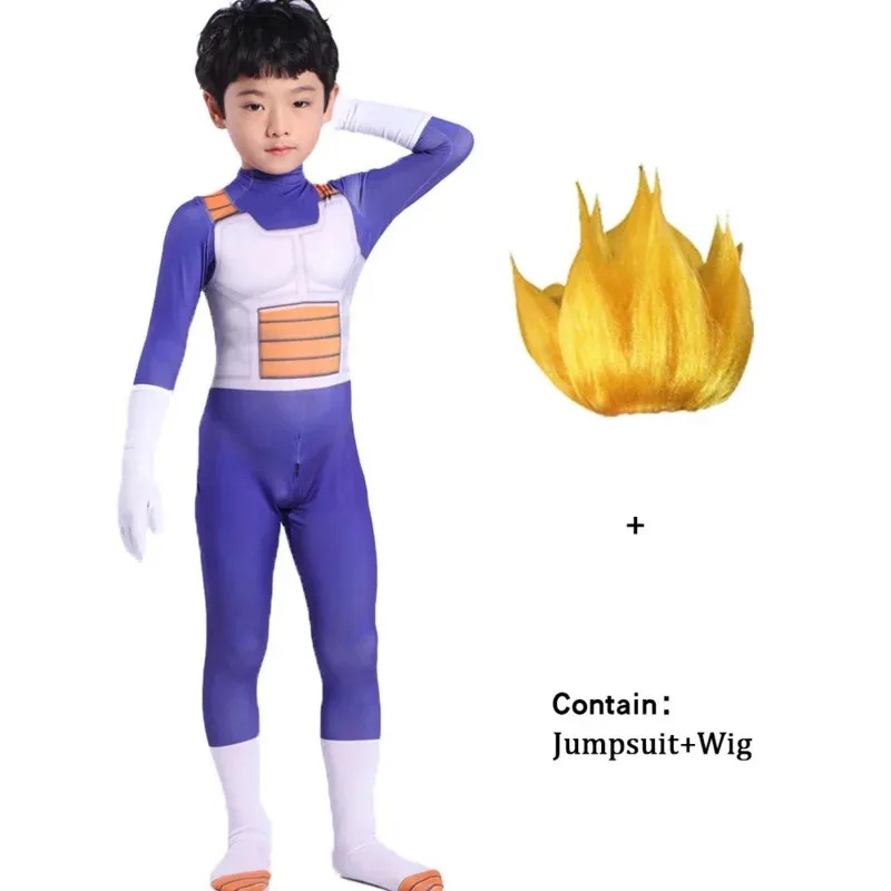 Adult  Son Goku Costume Vegeta - огляд і ціна Cosplay Anime Black Hair