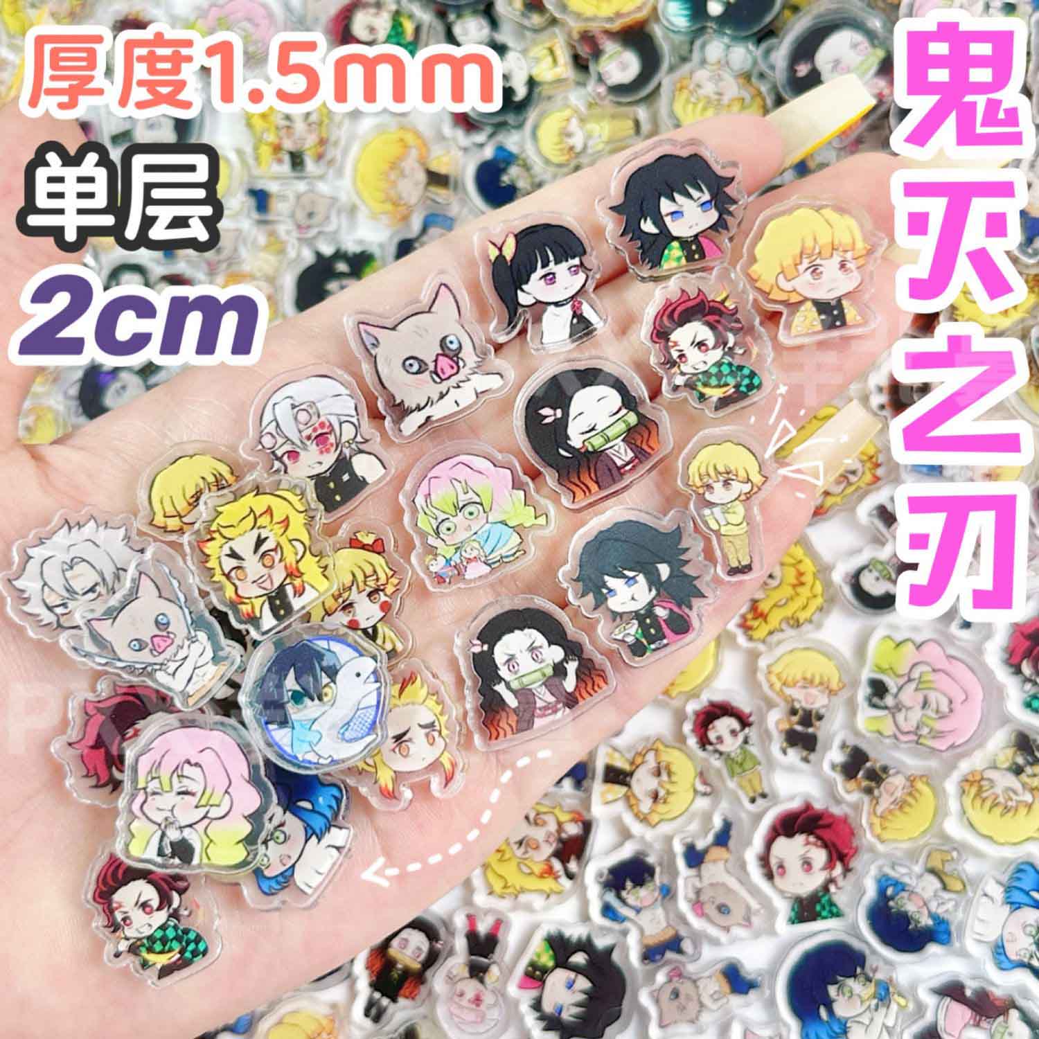50/100Pcs 1/2cm Mini Demon Sla - огляд і ціна Anime Cosplay Diy