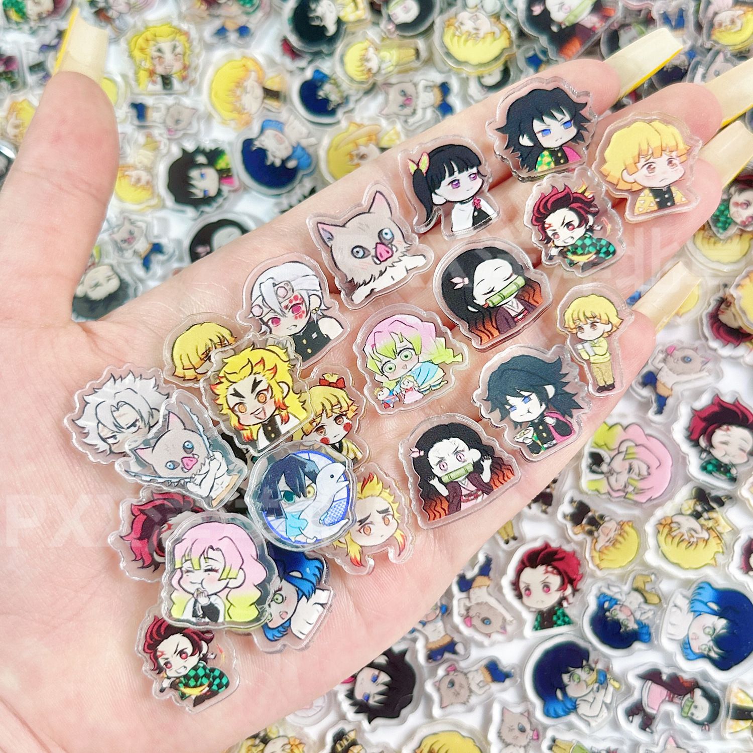 50/100Pcs 1/2cm Mini Demon Sla - огляд і ціна Anime Cosplay Diy