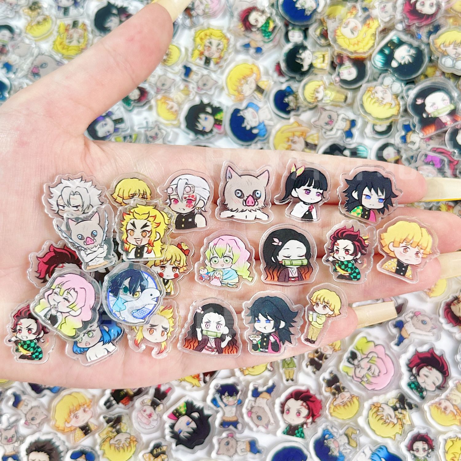 50/100Pcs 1/2cm Mini Demon Sla - огляд і ціна Anime Cosplay Diy