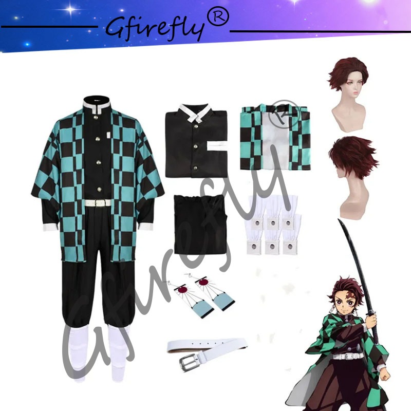 Kamado Tanjirou Cosplay Costum - огляд і ціна Anime Cosplay Katana