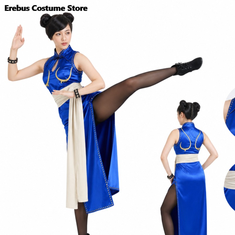 Adult Sexy Chun Li Cosplay Cos - огляд і ціна Live Action Anime Cosplay