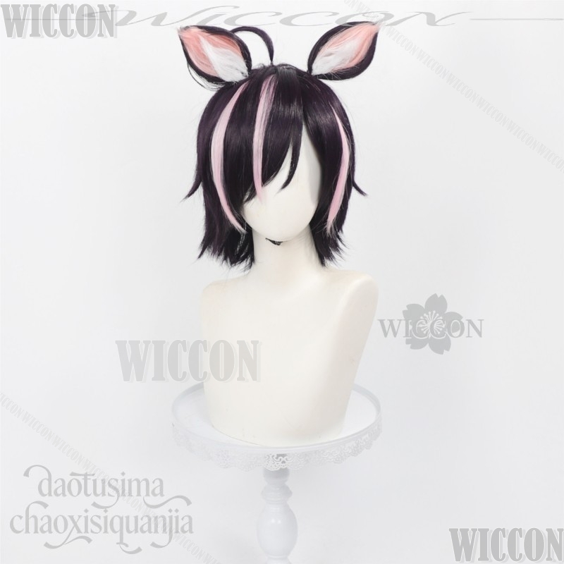 Chainsmoker Cat Cosplay Hameko - огляд і ціна Cosplay Anime Black Hair