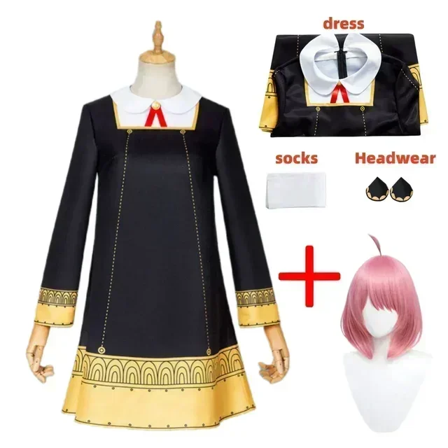 2025 Halloween Anya Forger Cos - огляд і ціна Anime Cosplay Toddler