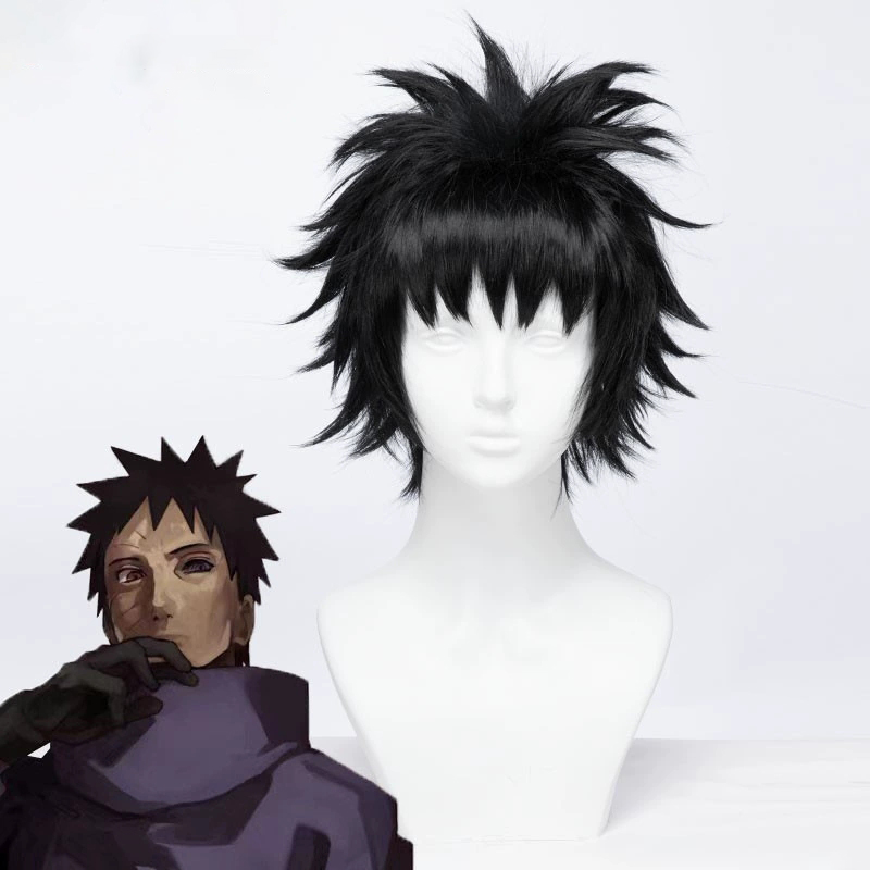 Cosplay Wig Uchiha Obito Anime - огляд і ціна Anime Cosplay Obito