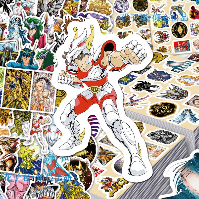 101Pcs Saint Seiya Anime Stick - огляд і ціна Anime Cosplay Diy