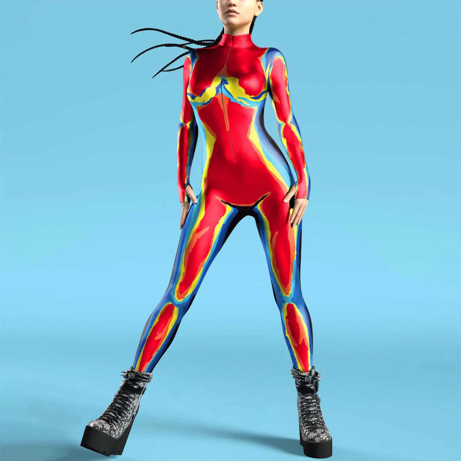 Women 3D Print Zentai Bodysuit - огляд і ціна Anime Cosplay Images
