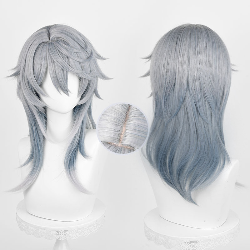 HSR Sunday Cosplay Wig 52cm Gr - огляд і ціна Anime Cosplay Blue Hair