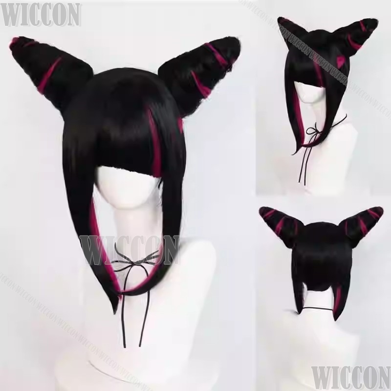 Kiriko Juri Game Han Over Cosp - огляд і ціна Cosplay Anime Black Hair