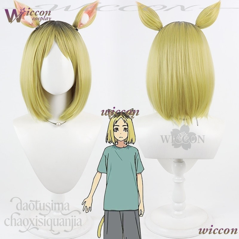 Anime Chainsmoker Cat Cosplay  - огляд і ціна Cosplay Anime Black Hair