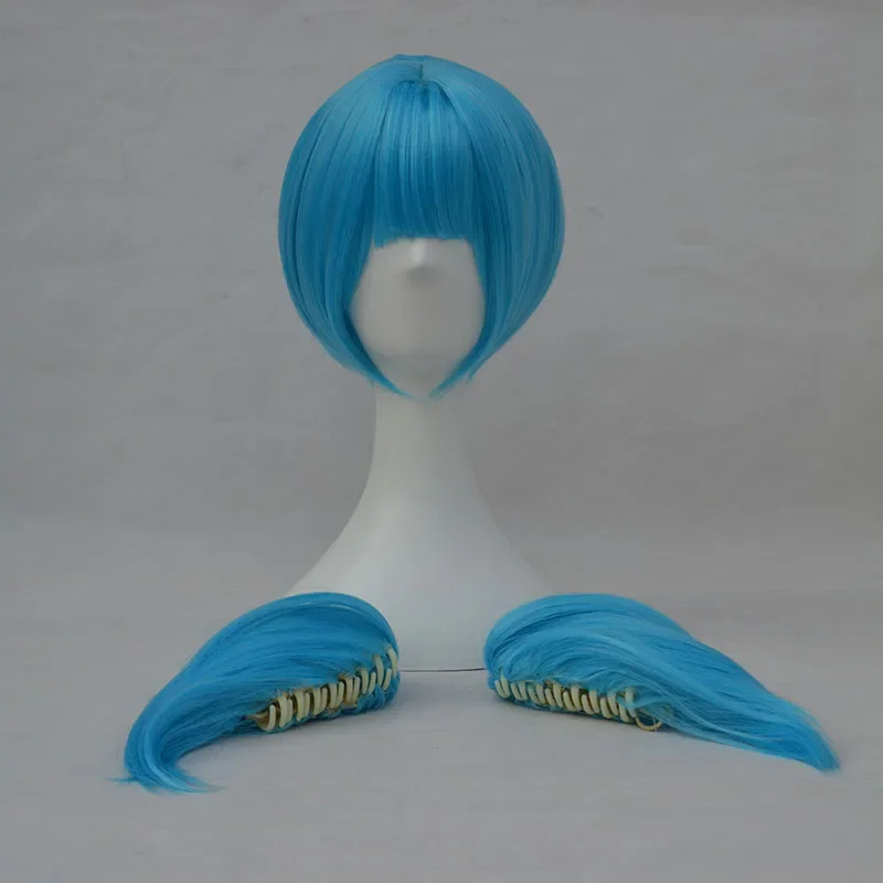 2026 Sally Face Sallyface Cosp - огляд і ціна Anime Cosplay Blue Hair