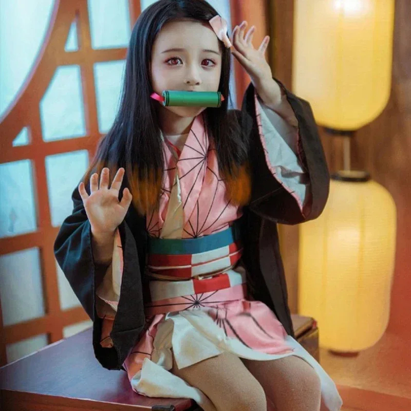 ❤️❤️❤️Anime Nezuko Cosplay Cos - огляд і ціна Anime Cosplay Nezuko