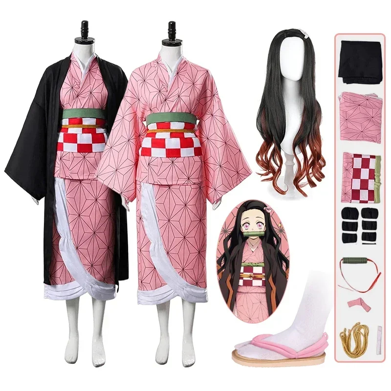 ❤️❤️❤️Anime Nezuko Cosplay Cos - огляд і ціна Anime Cosplay Nezuko