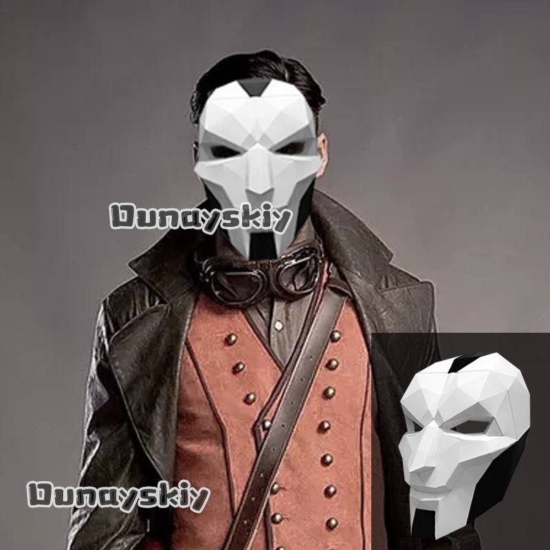 AKhada Jhin Oni Mask DIY Paper - огляд і ціна Anime Cosplay Diy