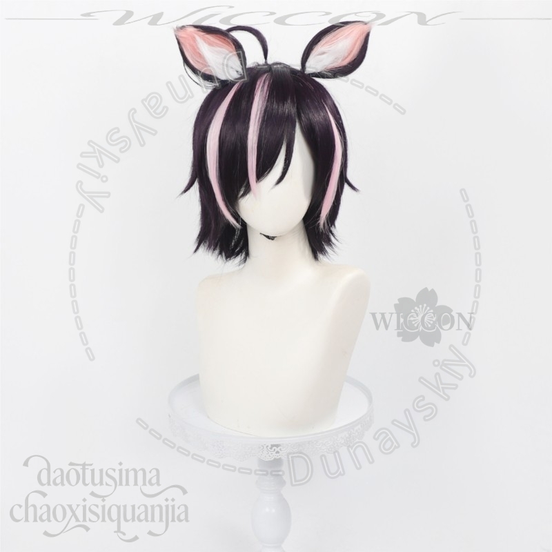 Anime Chainsmoker Cat Cosplay  - огляд і ціна Cosplay Anime Black Hair