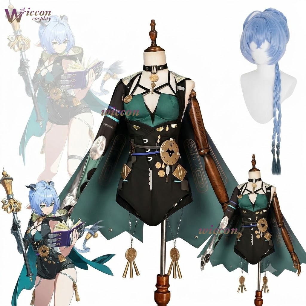 Zenless Zone Zero Lucia Elowen - огляд і ціна Anime Cosplay Blue Hair