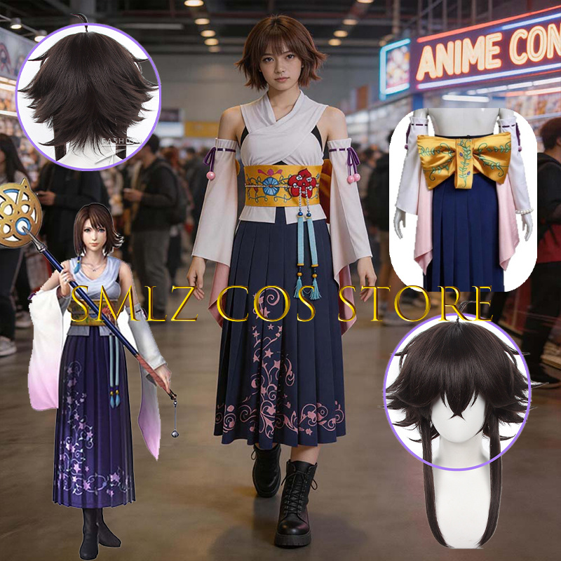Smlz FFX Yuna Cosplay Anime FF - огляд і ціна Anime Cosplay Dresses