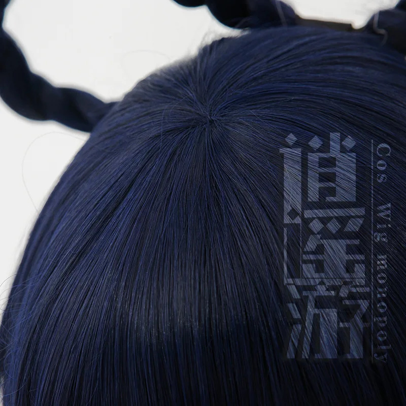 qq34Xiangling Cos 30CM Navy Bl - огляд і ціна Anime Cosplay Blue Hair