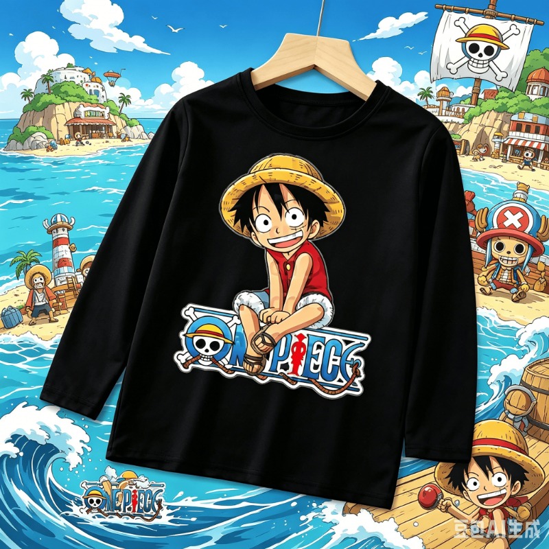 Ones Piece Spring Streetwear T - огляд і ціна Anime Cosplay Toddler