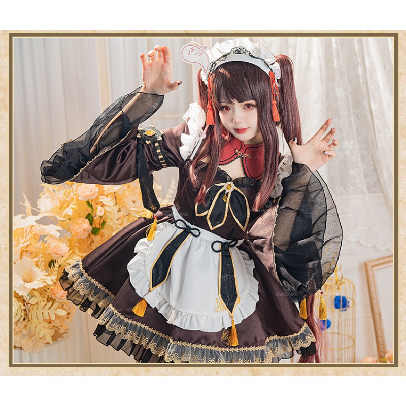 Game Genshin Impact Hu Tao Mai - огляд і ціна Anime Cosplay Maid