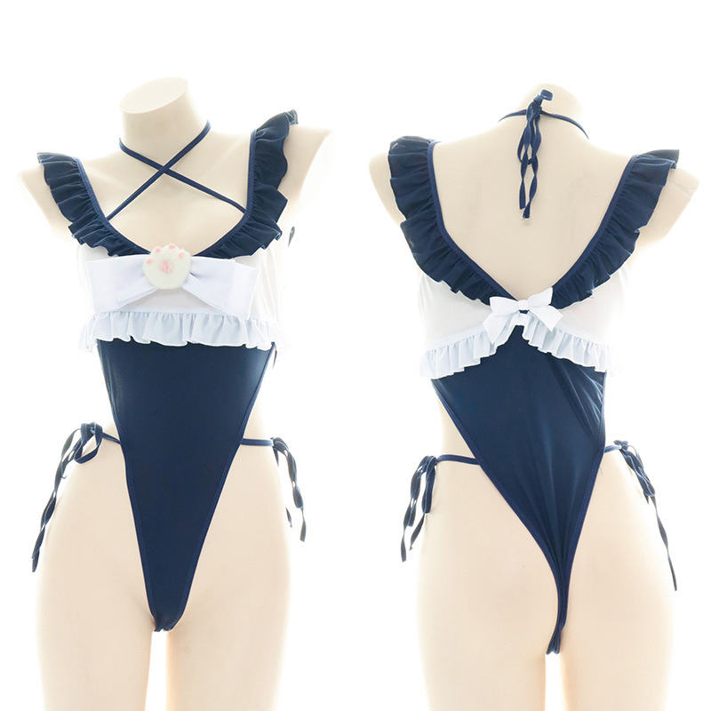 Cute Ruffled Edge One Piece Sw - огляд і ціна Anime Cosplay Bikini