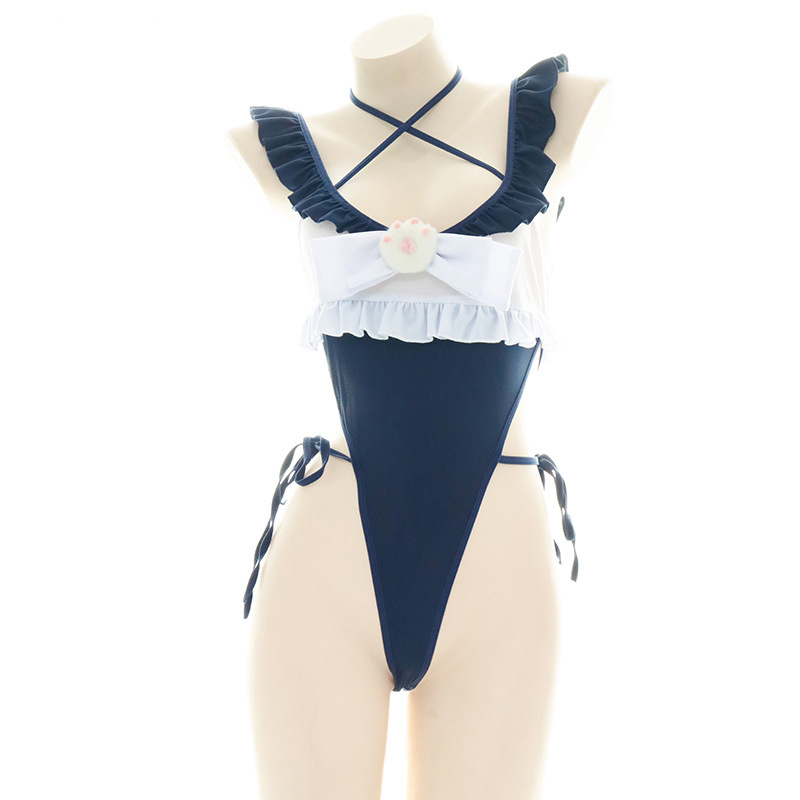 Cute Ruffled Edge One Piece Sw - огляд і ціна Anime Cosplay Bikini