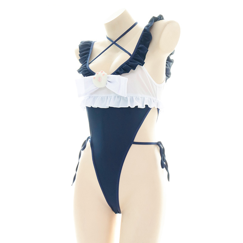 Cute Ruffled Edge One Piece Sw - огляд і ціна Anime Cosplay Bikini