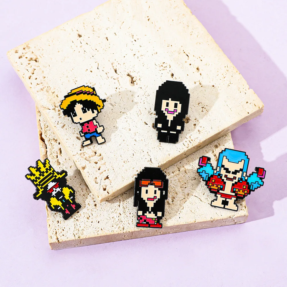 5 Pcs Creativity Pixel Style B - огляд і ціна Anime Cosplay One Piece