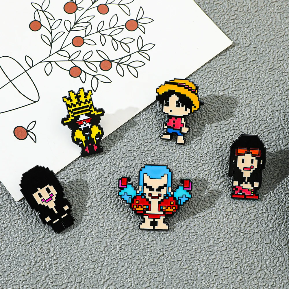 5 Pcs Creativity Pixel Style B - огляд і ціна Anime Cosplay One Piece