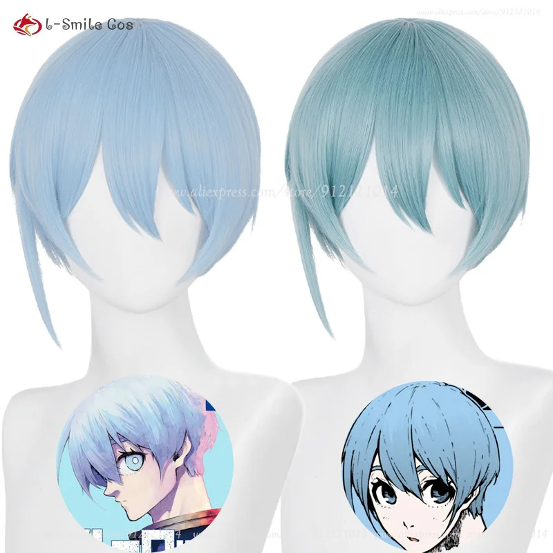 Anime Hiori Yo Cosplay 28cm Li - огляд і ціна Anime Cosplay Blue Hair