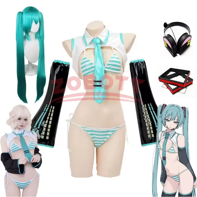 Anime Miku Cosplay Miku Formul - огляд і ціна Anime Cosplay Bikini