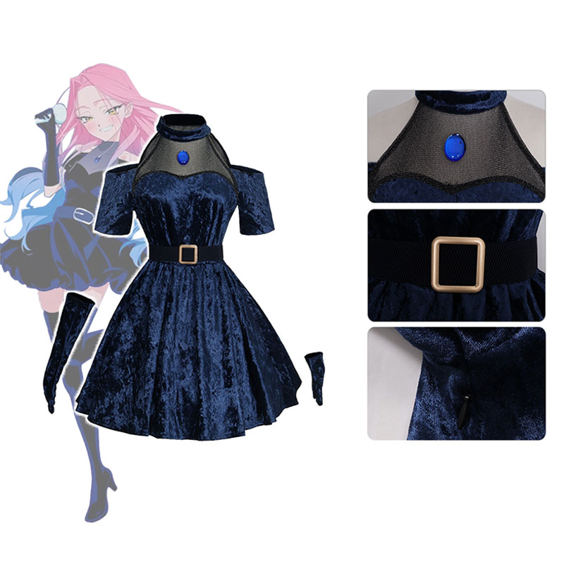 Mizi Cosplay Anime Alien Stage - огляд і ціна Anime Cosplay Blue Hair