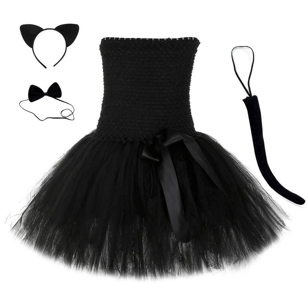 Cute Black Cat Tutu Dress Baby - огляд і ціна Anime Cosplay Toddler