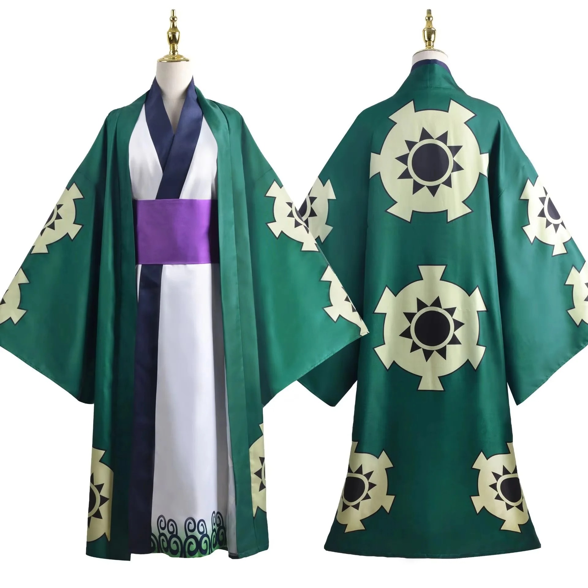 Green Roronoa Zoro Kimono Cosp - огляд і ціна Anime Cosplay One Piece