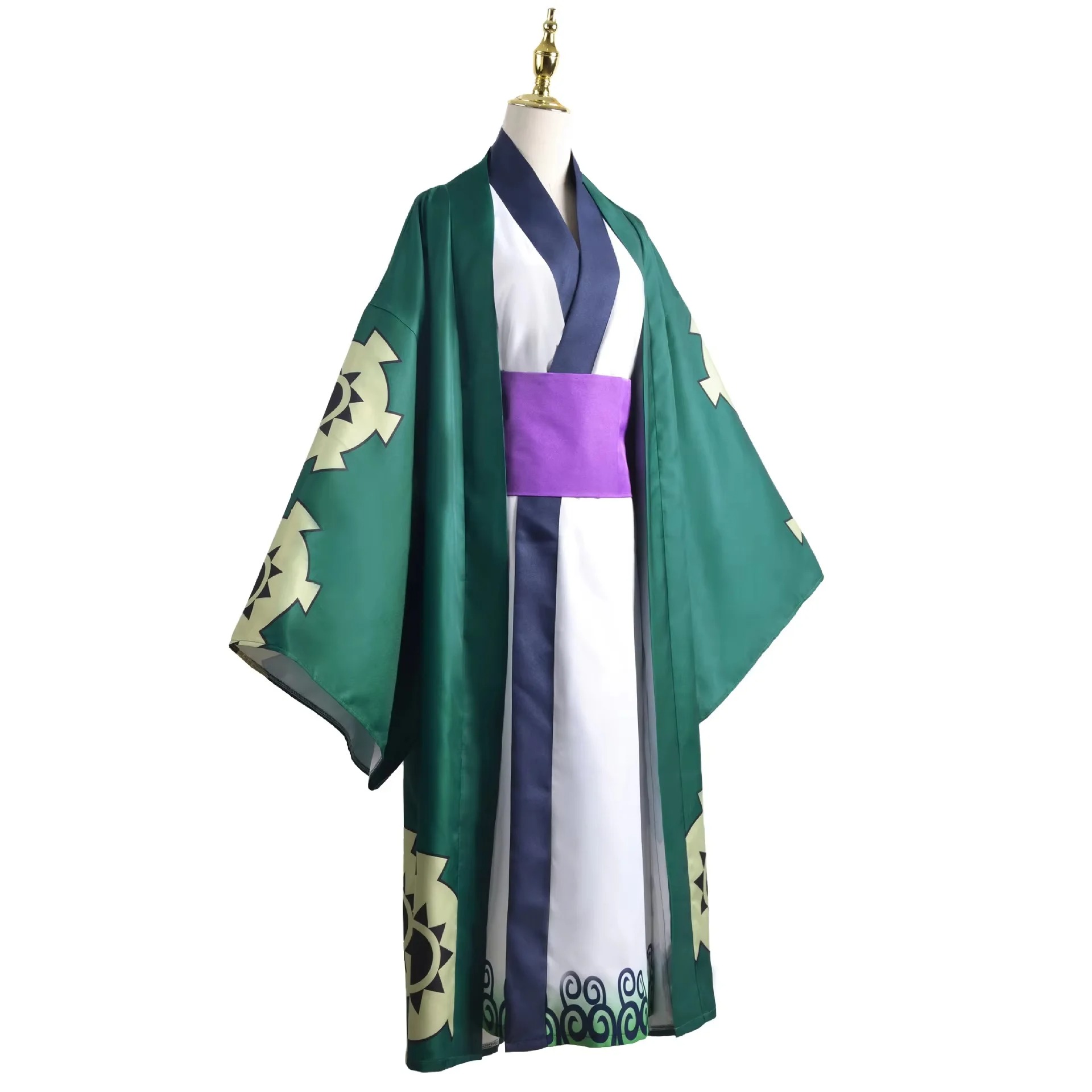 Green Roronoa Zoro Kimono Cosp - огляд і ціна Anime Cosplay One Piece