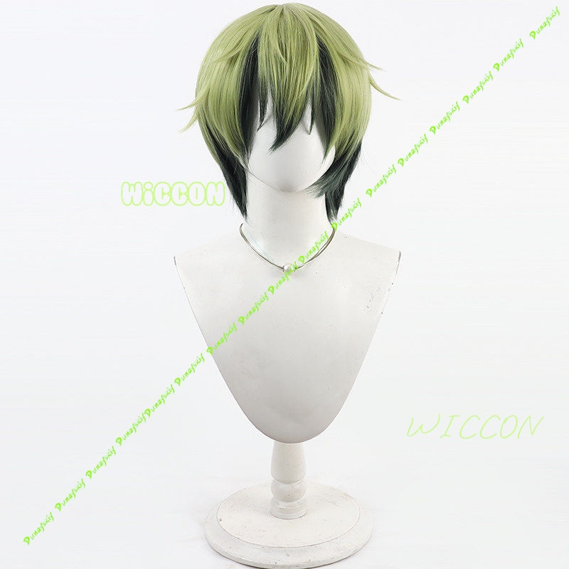 Naoya Zenin Cosplay Wig Green  - огляд і ціна Cosplay Anime Black Hair
