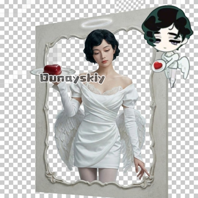 Sua New Clothes Diagram Cospla - огляд і ціна Cosplay Anime Black Hair